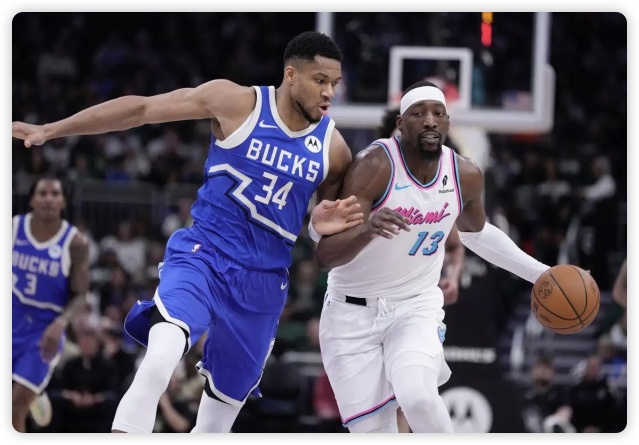 字母哥23+16希罗空砍40+11 雄鹿胜热火收获4连胜